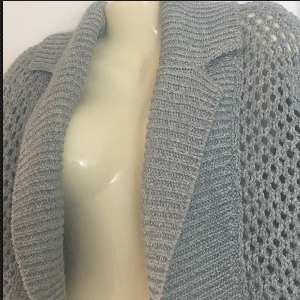 Theory Women M cable knit cardigan dolman sleeve